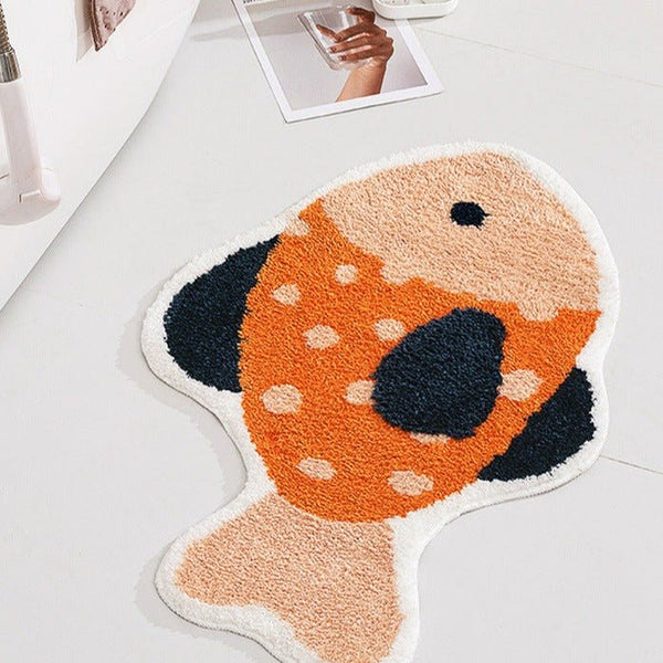 Fintastic Fishy Bath Mat -Bath Mats & Rugs- Delicors