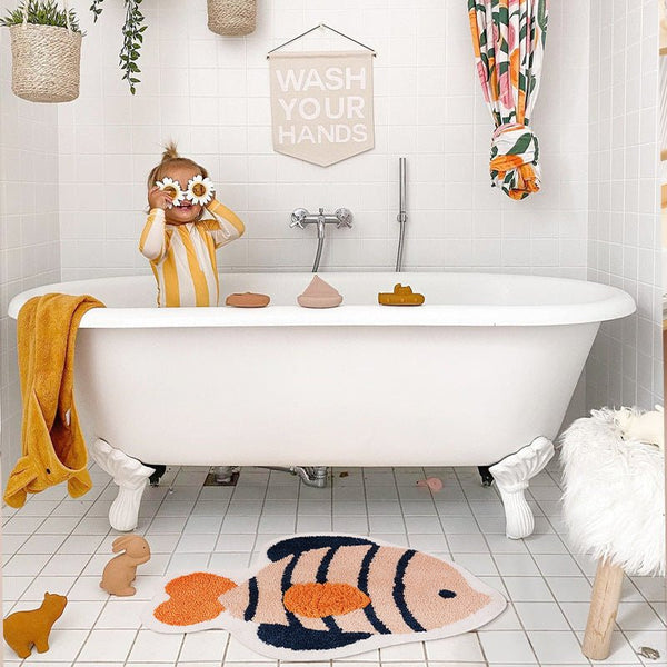 Fintastic Fishy Bath Mat -Bath Mats & Rugs- Delicors