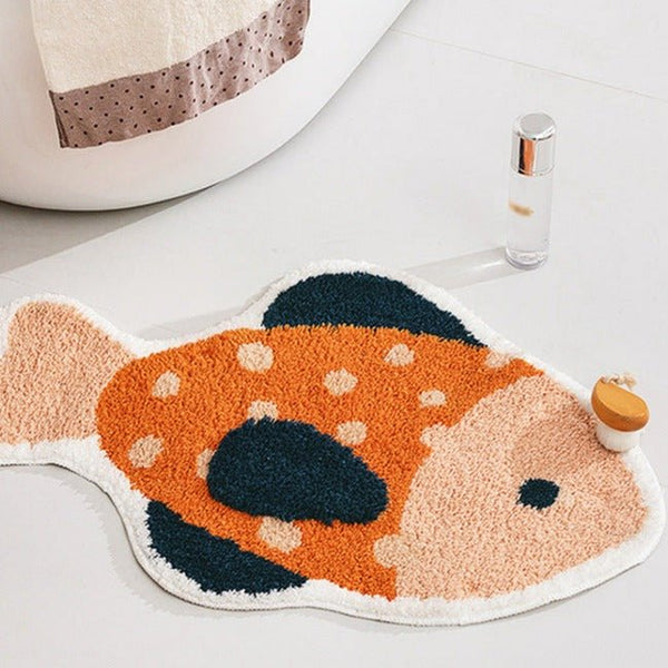 Fintastic Fishy Bath Mat -Bath Mats & Rugs- Delicors