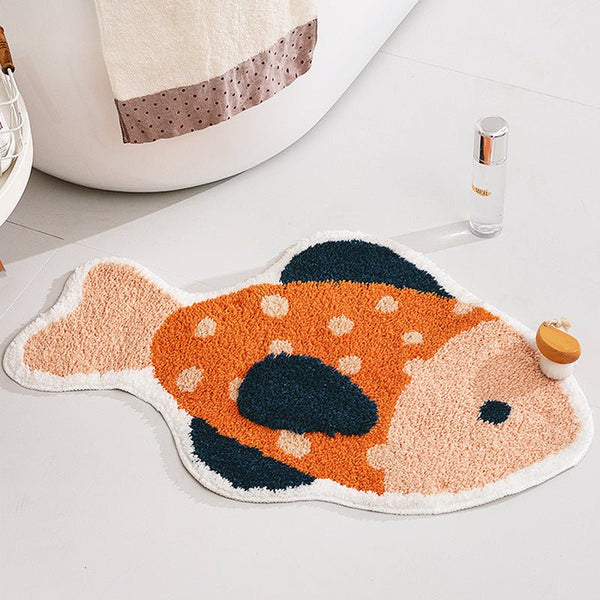 Fintastic Fishy Bath Mat -Bath Mats & Rugs- Delicors
