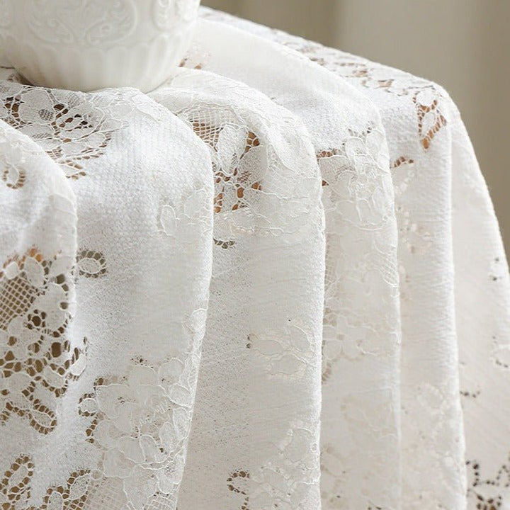 Flower Bouquet Lace Table Cloth -Table Cloth- Delicors