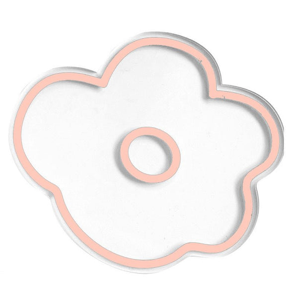 Flower Petal Transparent Acrylic Coasters Collection -- Delicors