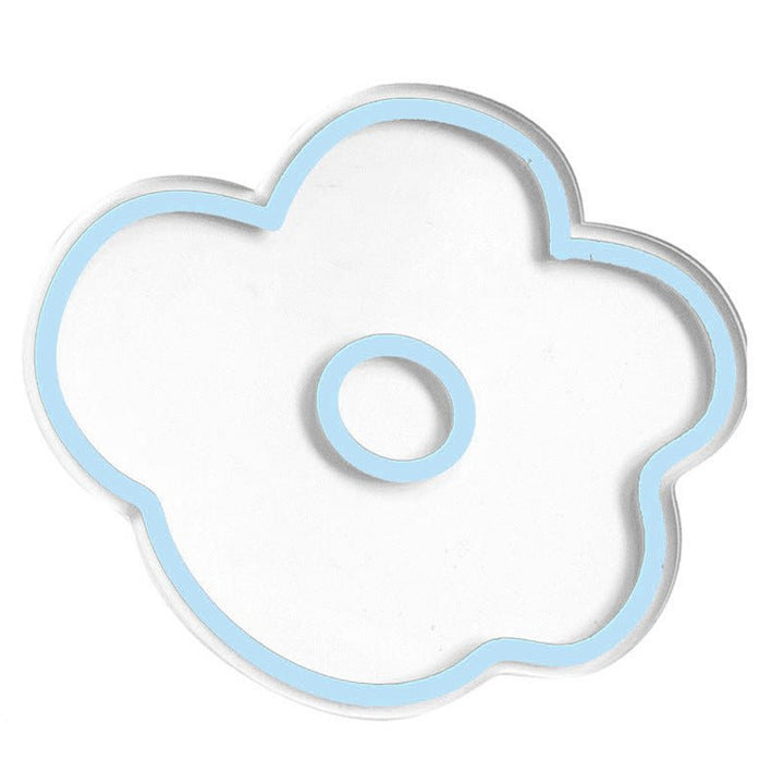 Flower Petal Transparent Acrylic Coasters Collection -- Delicors