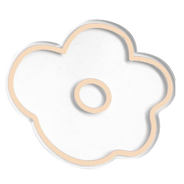 Flower Petal Transparent Acrylic Coasters Collection -- Delicors