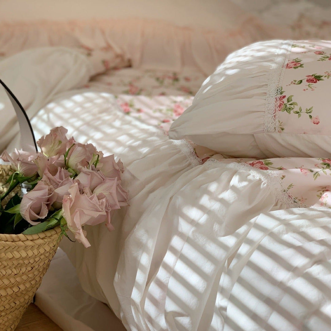 French Poppy Quilt Cover Set -Bedding- Delicors