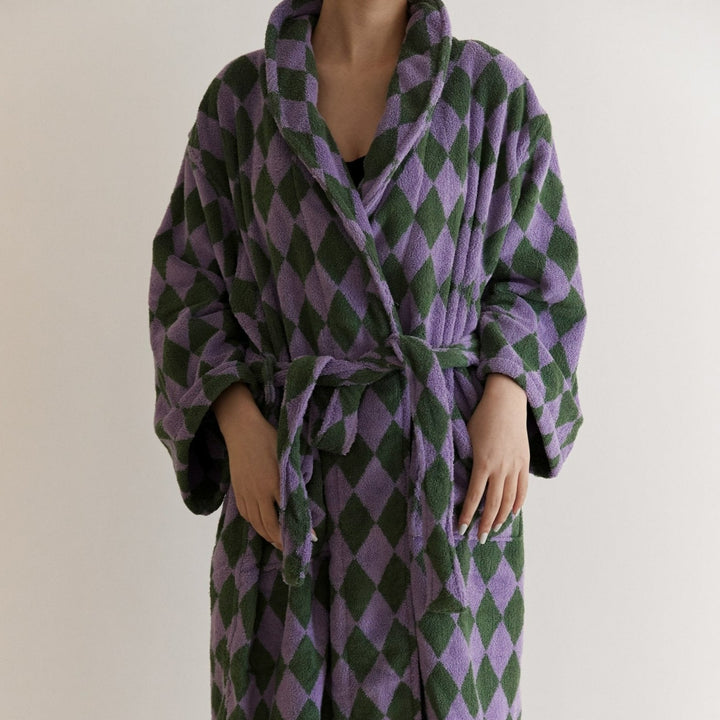 Funky Diamond Bathrobe -Bathrobe- Delicors