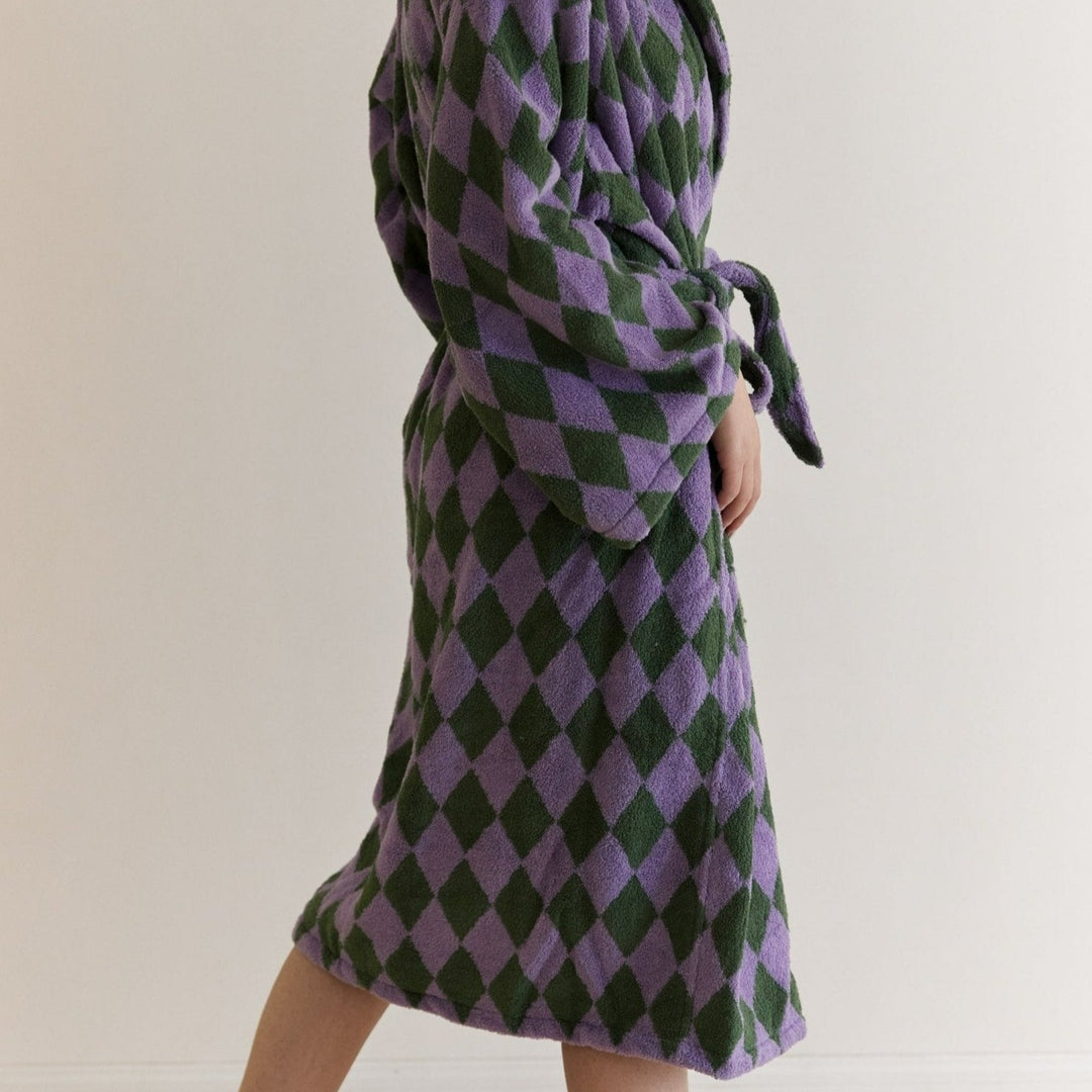 Funky Diamond Bathrobe -Bathrobe- Delicors
