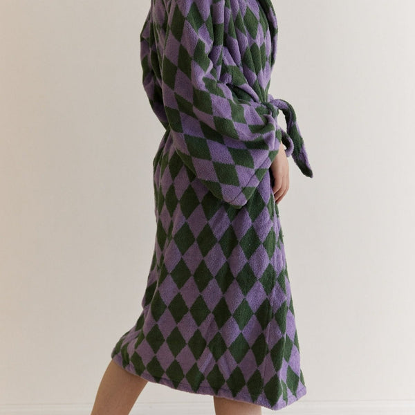 Funky Diamond Bathrobe -Bathrobe- Delicors