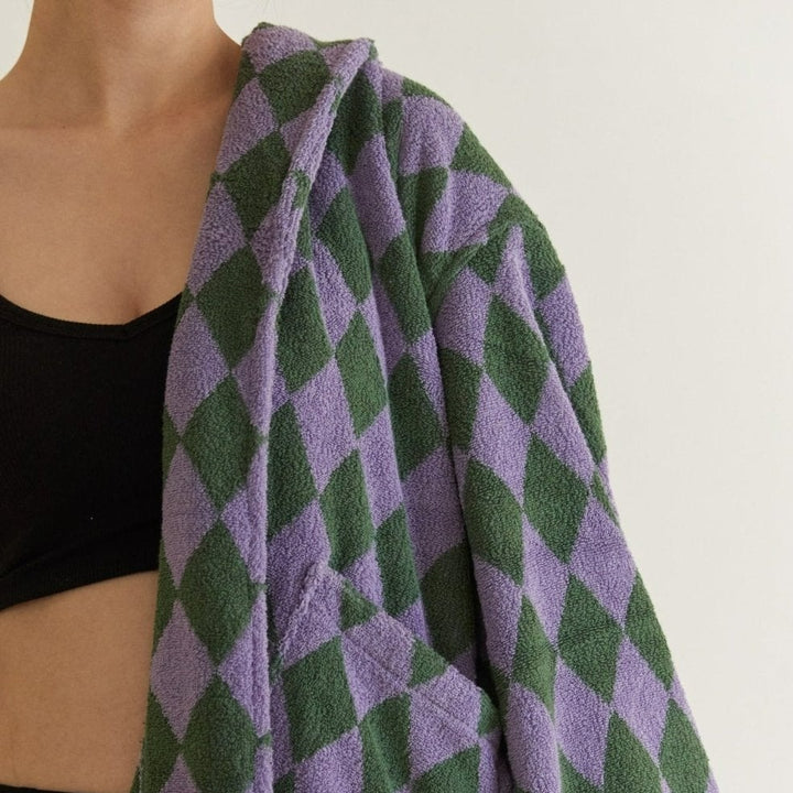 Funky Diamond Bathrobe -Bathrobe- Delicors