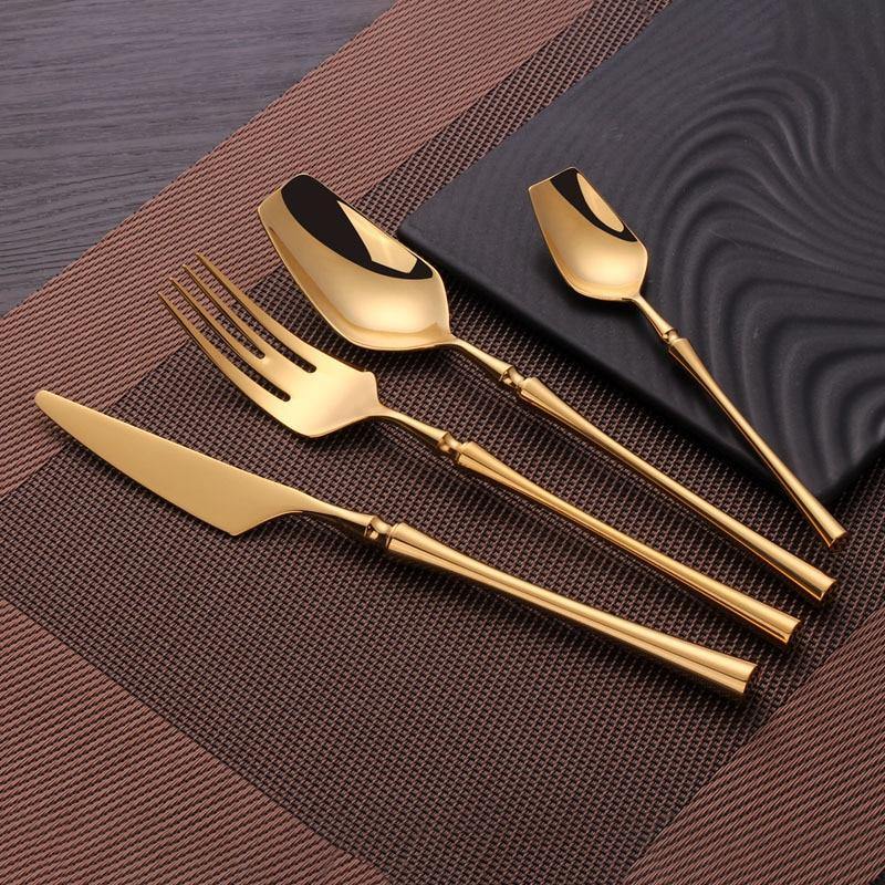 Gloss Roman Pillar Cutlery Set -- Delicors