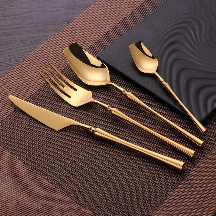 Gloss Roman Pillar Cutlery Set -- Delicors