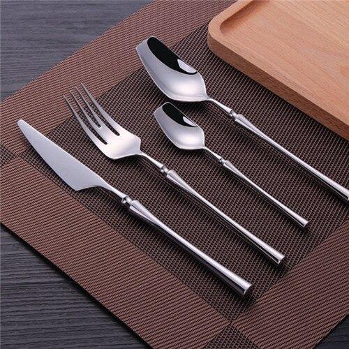 Gloss Roman Pillar Cutlery Set -- Delicors