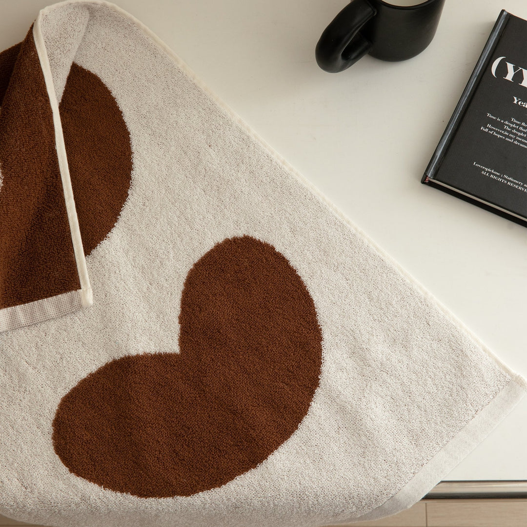 Heart Plus Towel Collection -- Delicors