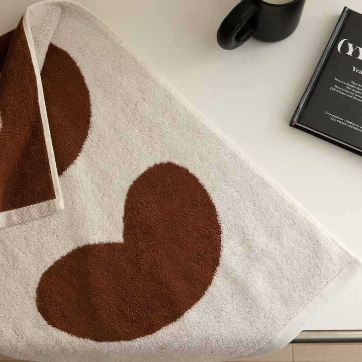 Heart Plus Towel Collection -- Delicors