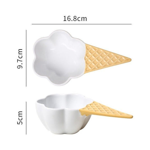 Ice Cream Cone Bowl Collection -Dinnerware- Delicors