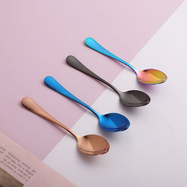 Iridescent Coffee Spoon Collection -- Delicors