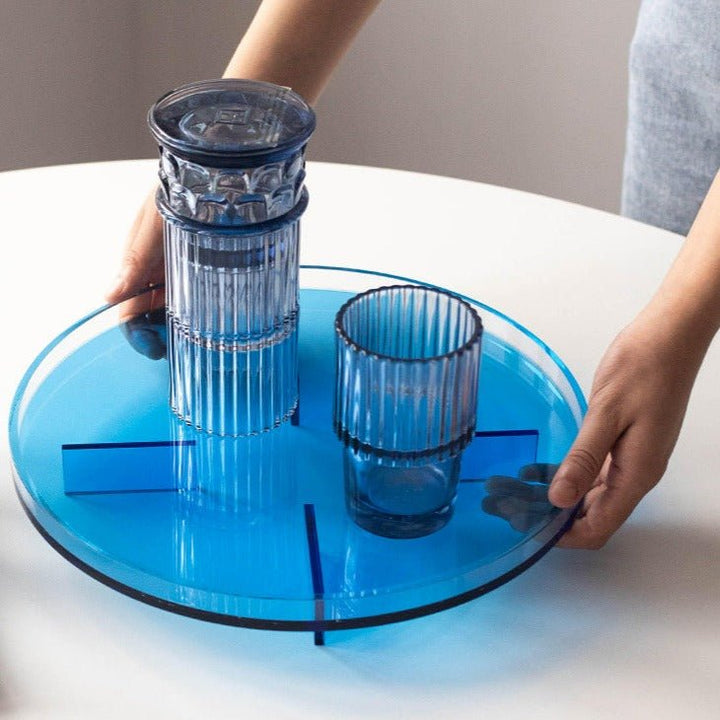 Iridescent Glow Acrylic Tray Collection -- Delicors