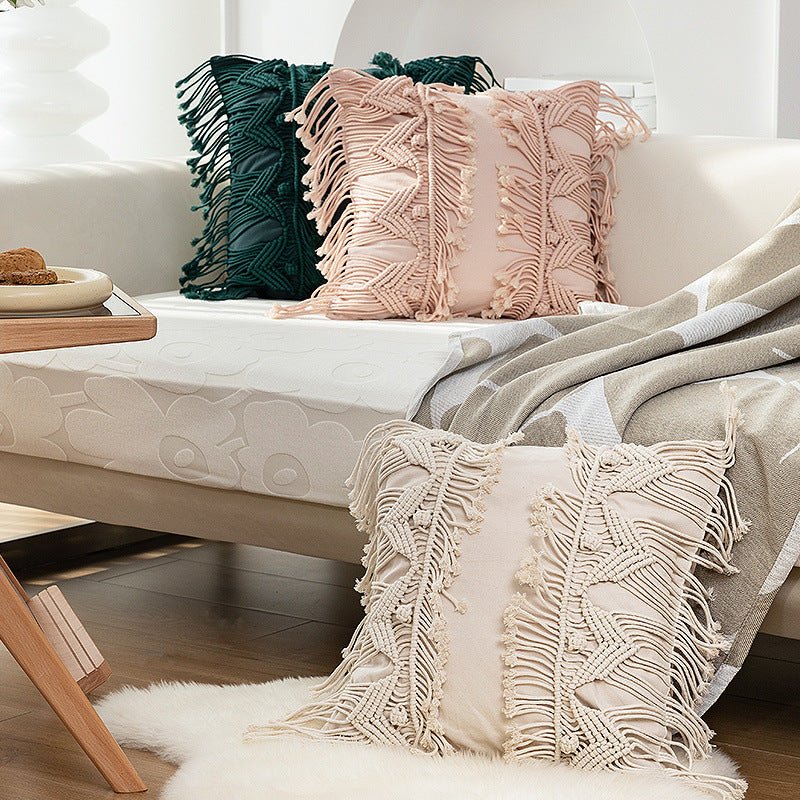 Macramé Weave Cushion Collection -Cushion- Delicors
