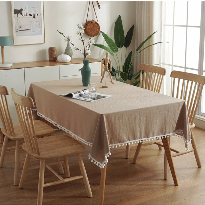 Moore Tassel Tablecloth -Table Cloth- Delicors