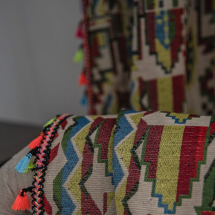 Panzance Geometric Curtain -Curtain- Delicors