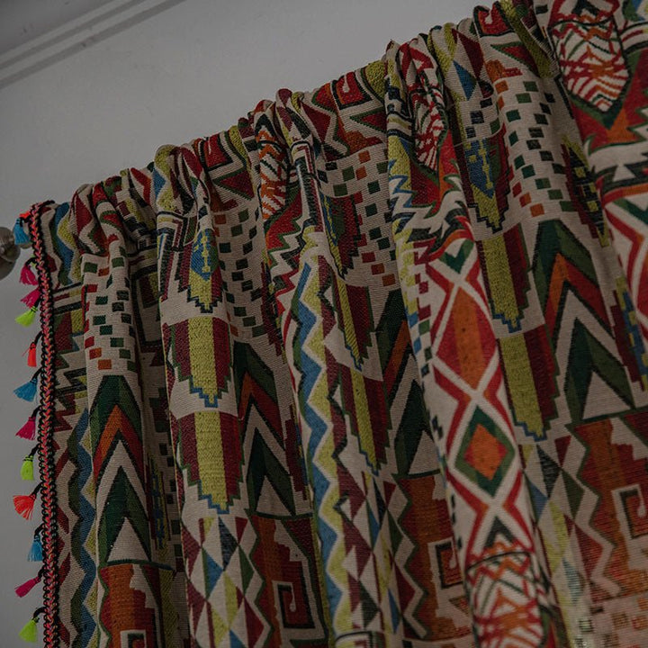 Panzance Geometric Curtain -Curtain- Delicors