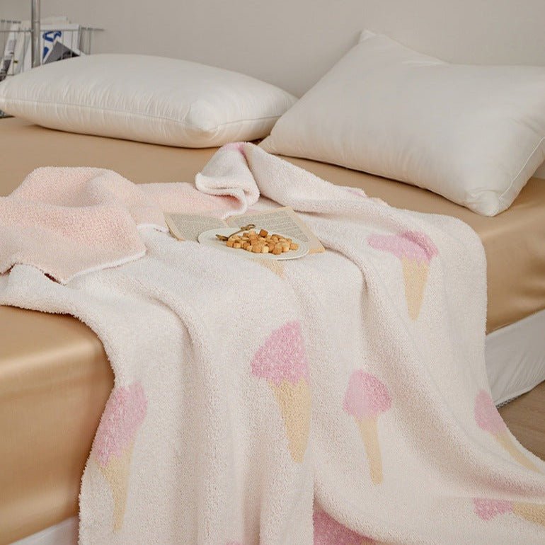 Pastel Ice Cream Blanket -Throw- Delicors