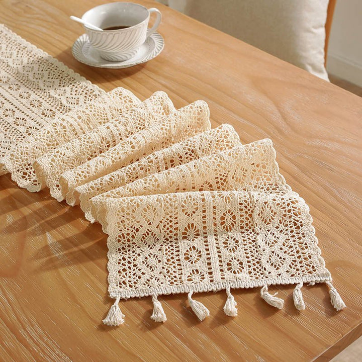 Penelope Lace Table Runner -Table Runner- Delicors