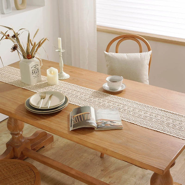 Penelope Lace Table Runner -Table Runner- Delicors