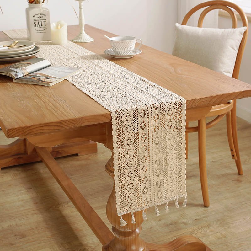 Penelope Lace Table Runner -Table Runner- Delicors