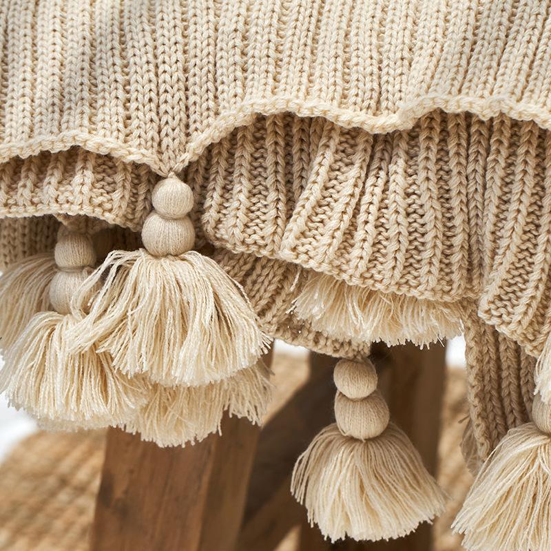 Pom Pom Blanket -Throw- Delicors