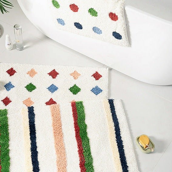 Pop Of Colour Bath Mat -Bath Mats & Rugs- Delicors