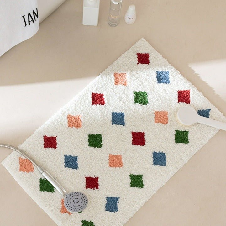 Pop Of Colour Bath Mat -Bath Mats & Rugs- Delicors