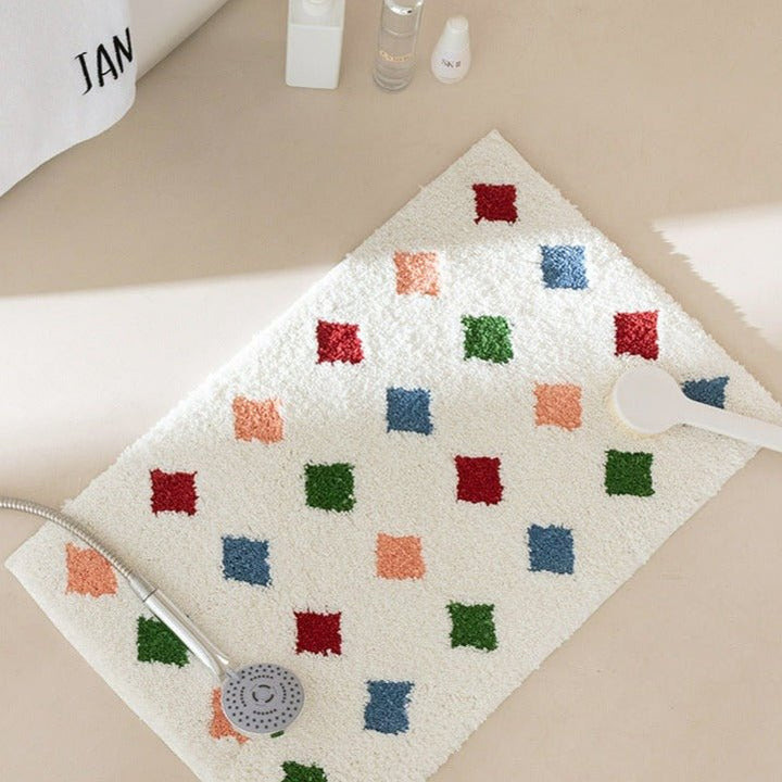 Pop Of Colour Bath Mat -Bath Mats & Rugs- Delicors