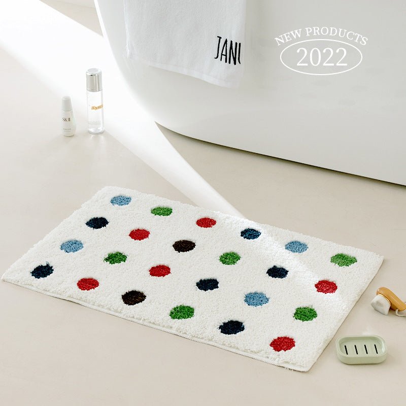 Pop Of Colour Bath Mat -Bath Mats & Rugs- Delicors