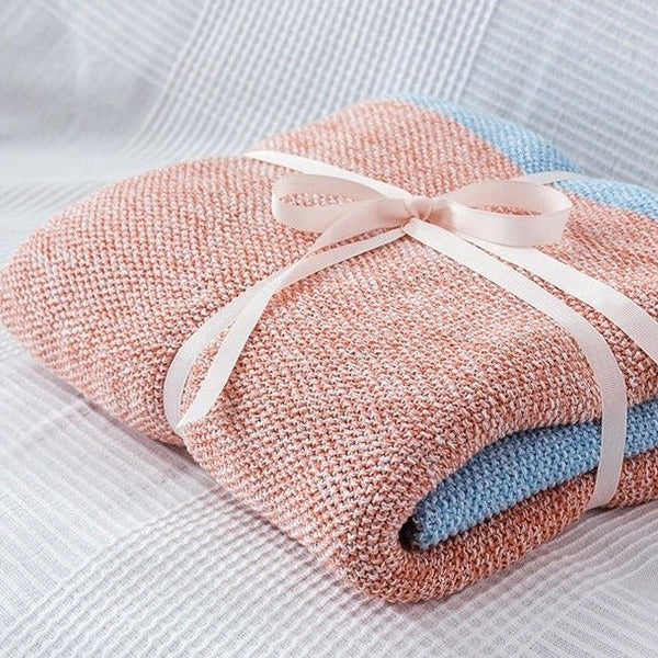 Portraits of Nature Stocknette Knit Cushion and Blanket Collection -Cushion- Delicors