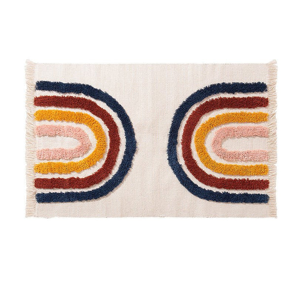 Rainbow Tufted Rug -Bath Mats & Rugs- Delicors