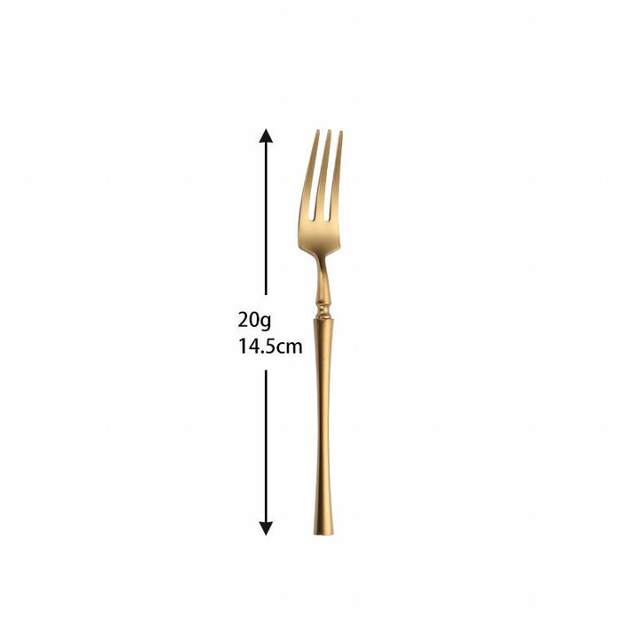 Roman Pillar Stainless Steel Fruit Forks -Cutlery- Delicors