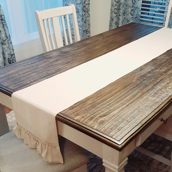 Romantic Thrill Frill Table Runner Collection -Table Runner- Delicors