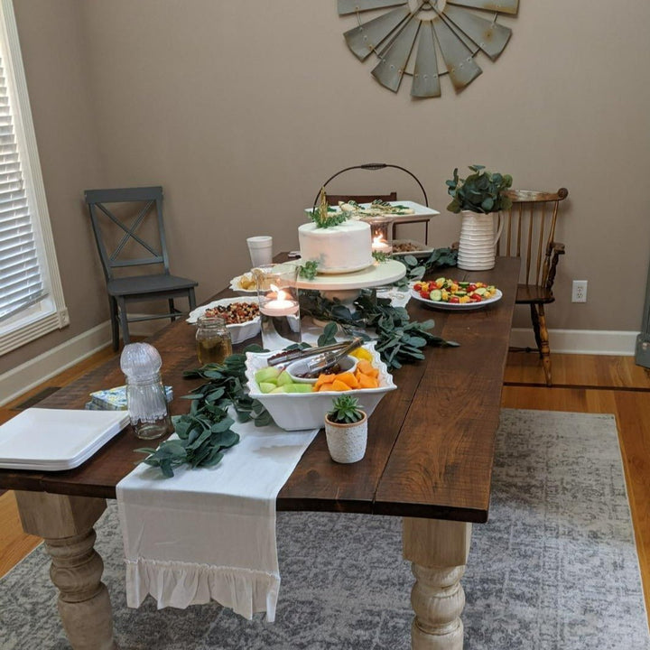 Romantic Thrill Frill Table Runner Collection -Table Runner- Delicors