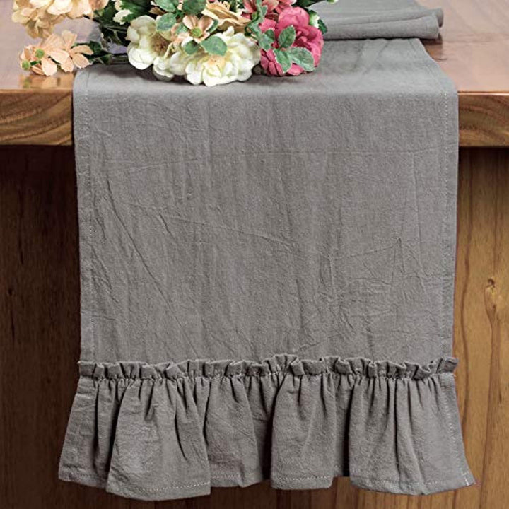 Romantic Thrill Frill Table Runner Collection -Table Runner- Delicors