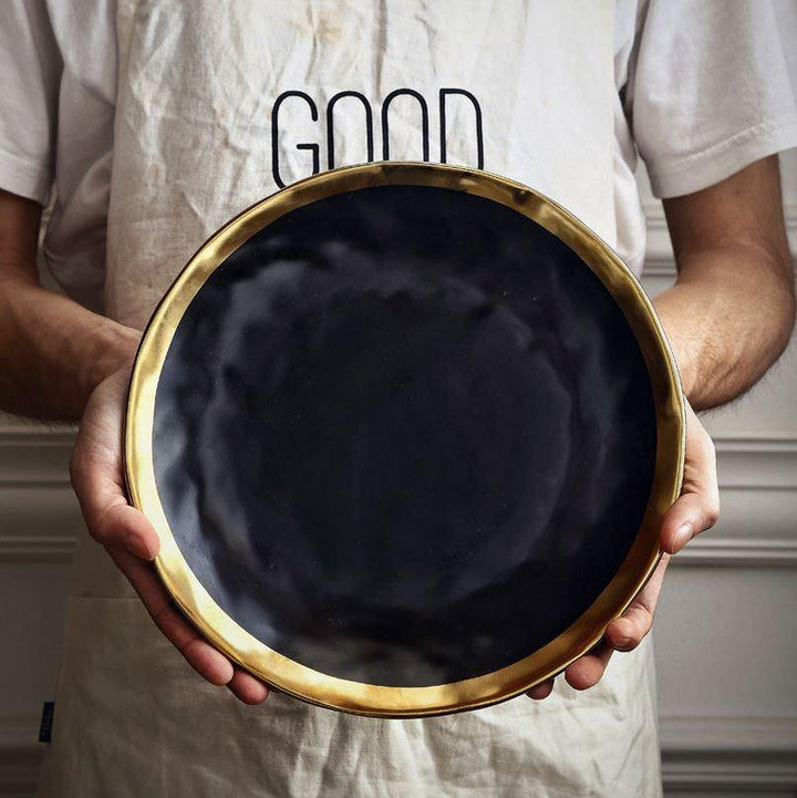Solar Eclipse Dinner Plate -- Delicors