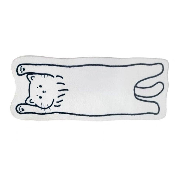 Stretch Kitty Floor Mat -Bath Mats & Rugs- Delicors