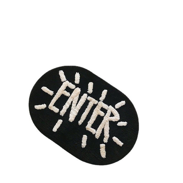 Texty Enter Doormat -Bath Mats & Rugs- Delicors