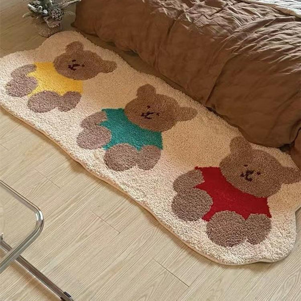 Three Bears Floor Mat -Bath Mats & Rugs- Delicors