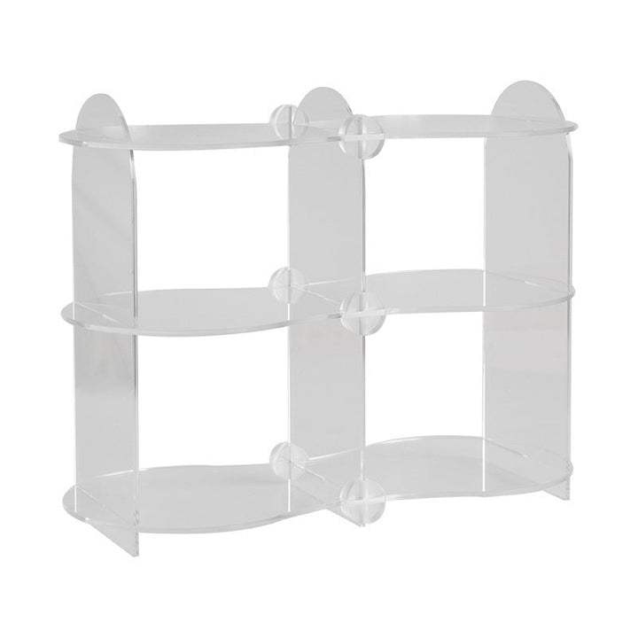 Three-Story Wavy Acrylic Organizer -Tray- Delicors