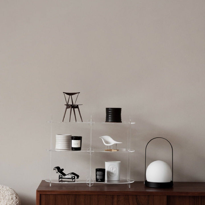 Three-Story Wavy Acrylic Organizer -Tray- Delicors