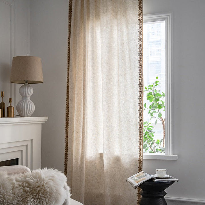 Tonal Twine Curtain -Curtain- Delicors