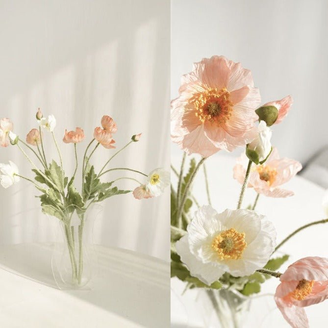 Tulip Transparent Acrylic Vase Collection -- Delicors