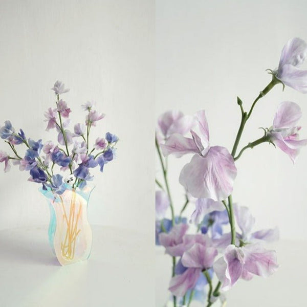 Tulip Transparent Acrylic Vase Collection -- Delicors