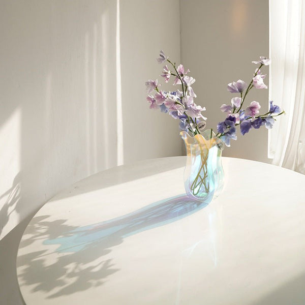 Tulip Transparent Acrylic Vase Collection -- Delicors